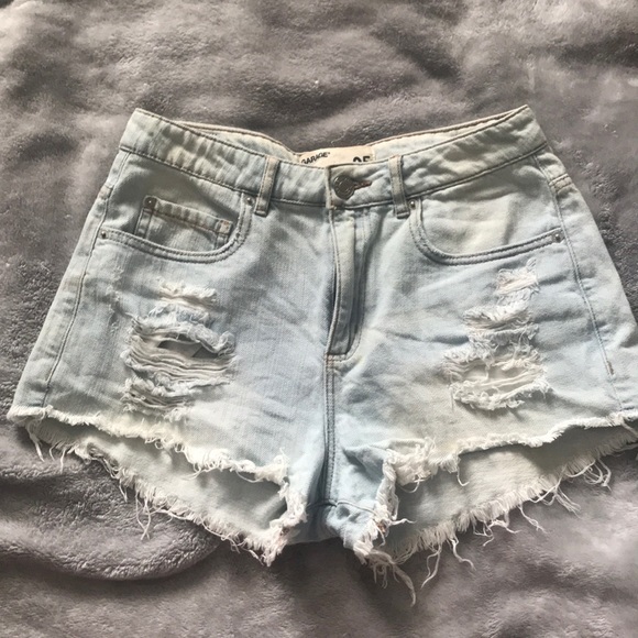 ❤️ EUC Garage Festival Shorts Light Wash - Picture 2 of 8